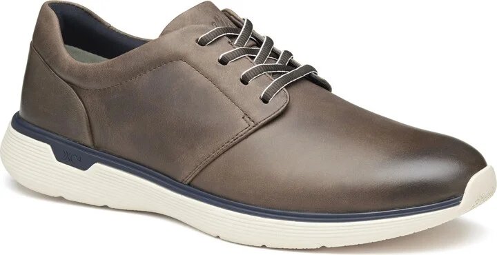 Johnston & Murphy XC4 Prentiss 2 Plain Toe Stone Oiled Full Grain - Size 11M