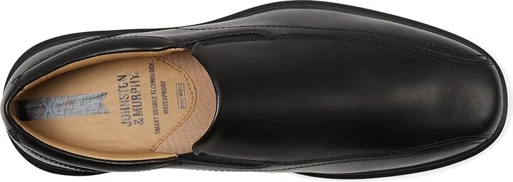 Johnston & Murphy XC4 Stanton 2.0 Run-Off Slip-On Men's Lace Up Wing Tip Shoes Black : 9 M (D), Leather - Image 2