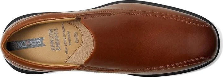 Johnston & Murphy XC4 Stanton 2.0 Run-Off Slip-On Men's Lace Up Wing Tip Shoes Tan : 13 M (D), Leather - Image 2