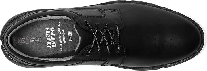 Johnston & Murphy XC4 Tanner Plain Toe Men's Shoes Black Waterproof Full Grain : 8 M (D), Leather - Image 2