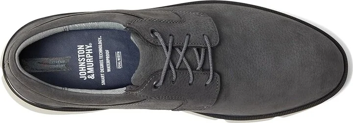 Johnston & Murphy XC4 Tanner Plain Toe Men's Shoes Dark Grey : 8.5 M (D), Nubuck - Image 2