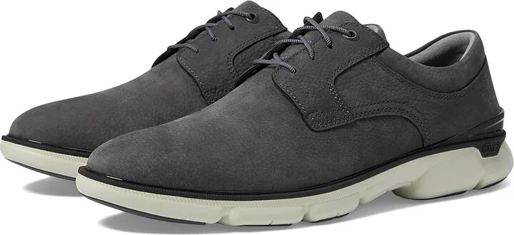 Johnston & Murphy XC4 Tanner Plain Toe Men's Shoes Dark Grey : 8.5 M (D), Nubuck