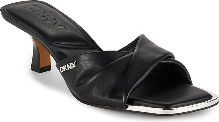 Jolaine Twist Leather Sandals - Image 2