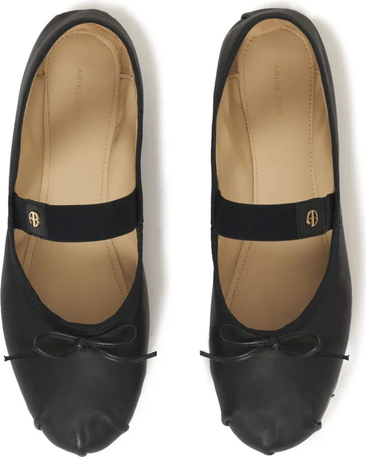 Jolie leather ballerina shoes - Image 3