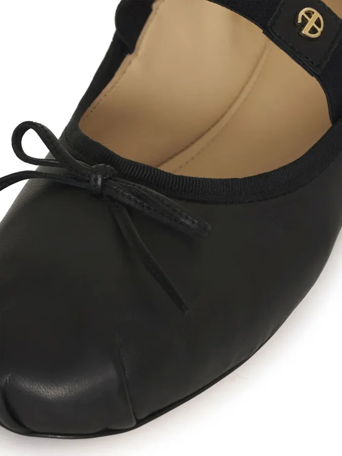 Jolie leather ballerina shoes - Image 4