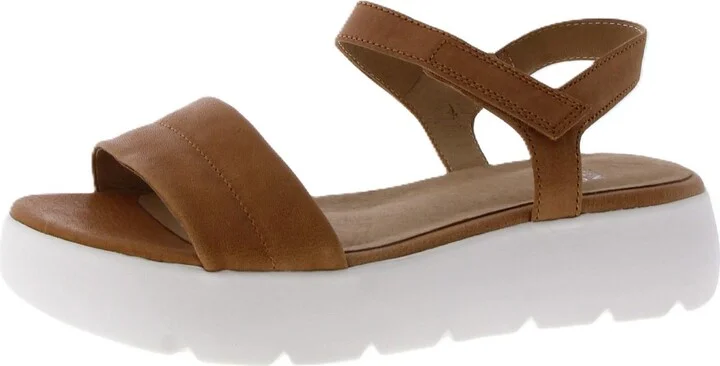 Jolie Womens Faux Leather Platform Ankle Strap