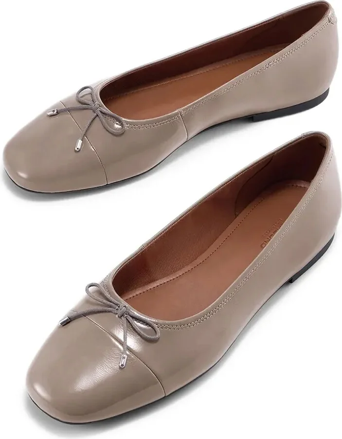 Jolin bow-detail round toe flats - Image 4
