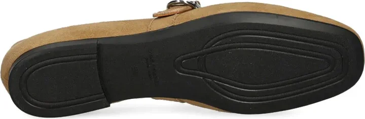 Jolin buckle-strap suede ballet flats - Image 5
