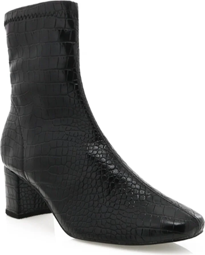 Jonas Croc Boots In Black