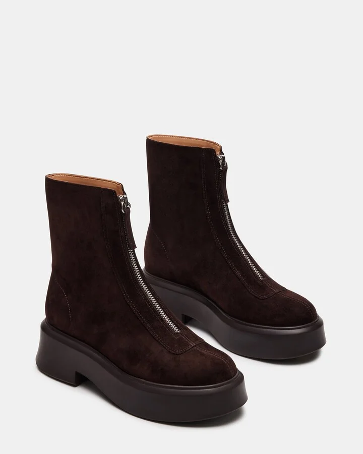 Jones Chocolate Brown Suede - Image 3