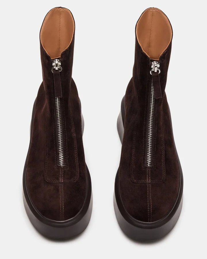 Jones Chocolate Brown Suede - Image 5