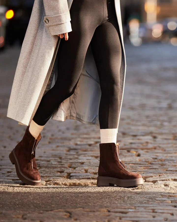 Jones Chocolate Brown Suede - Image 8