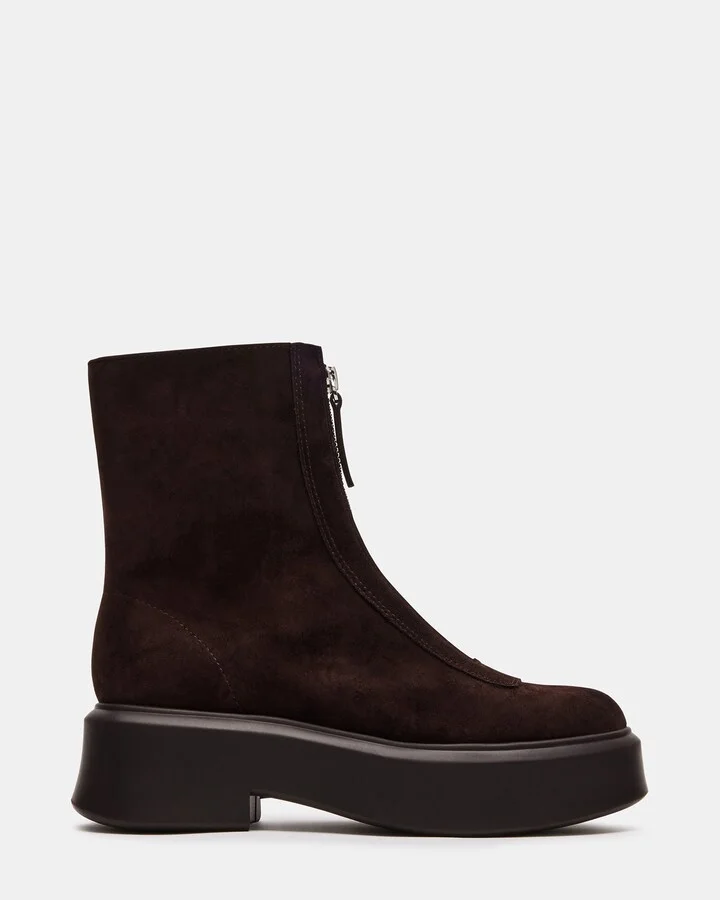 Chocolate Brown Suede