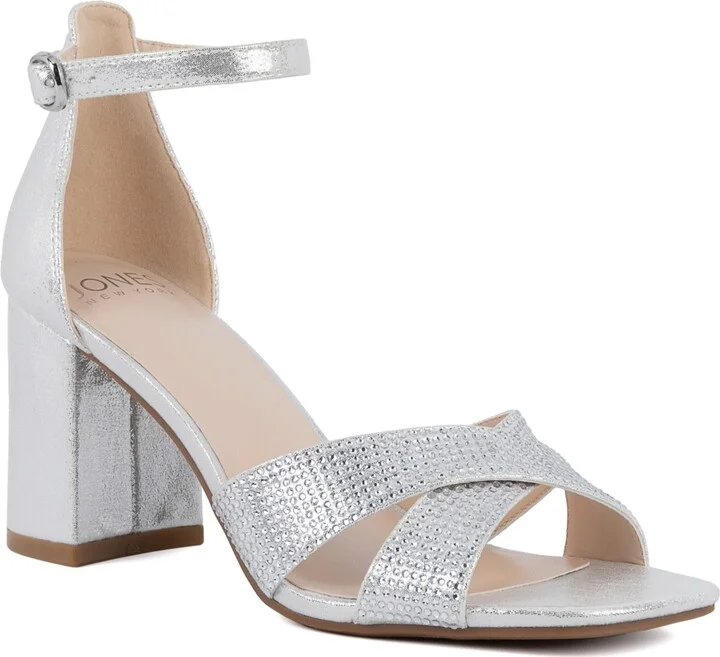 Jones New York Women's Eacross Block Heel Dress Sandals