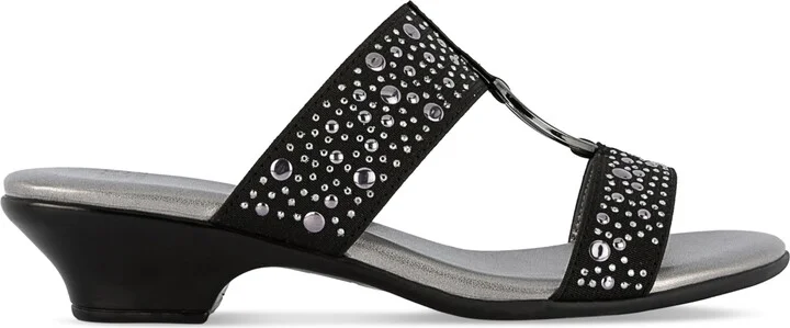 Jones New York Women's Eanna Ornamented Double Band Dress Sandals - Image 2