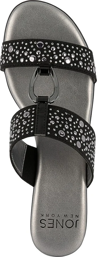 Jones New York Women's Eanna Ornamented Double Band Dress Sandals - Image 4