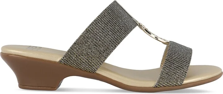 Jones New York Women's Eanna Ornamented Double Band Dress Sandals - Image 6