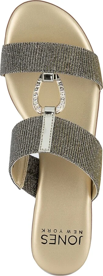 Jones New York Women's Eanna Ornamented Double Band Dress Sandals - Image 8