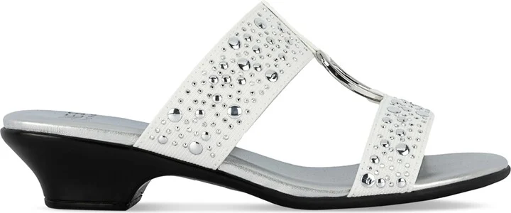 Jones New York Women's Eanna Ornamented Double Band Dress Sandals - Image 10