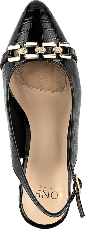 Jones New York Women's Gildyy Pave Chain Slingback Pumps - Image 4