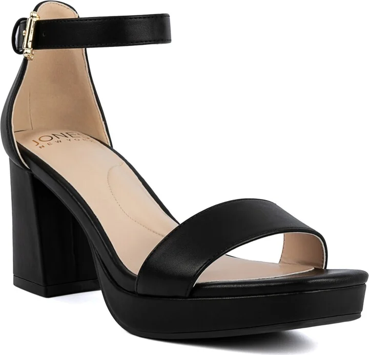 Jones New York Women's Herliza Platform Block Heel Dress Sandals