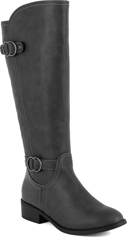 Jones New York Women's Leandraa Wide Calf Knee High Riding Boots