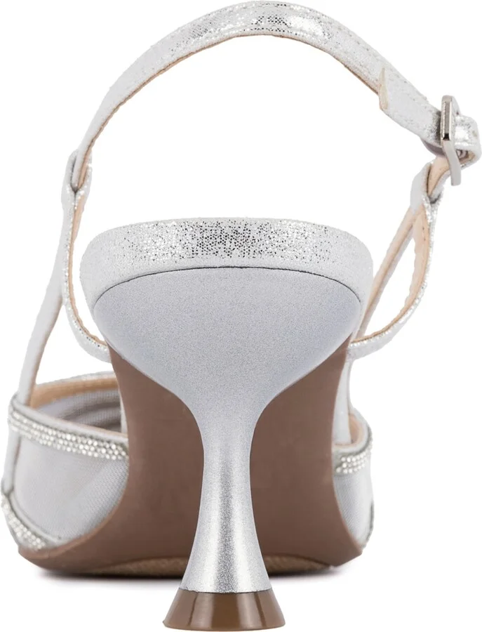 Jones New York Women's Lindala Kitten Heel Slingback Evening Pumps - Image 7
