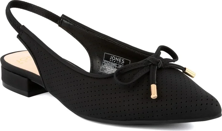 Jones New York Women's Qeemeh Perforated Slingback Flats