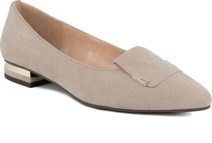 Jones New York Women's Quesheen Pointed Toe Tailored Loafers