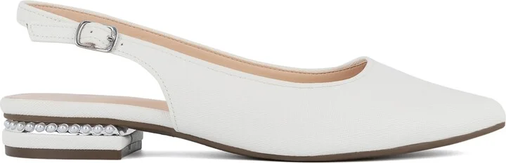 Jones New York Women's Quilsa Pointed Toe Slingback Flats - Image 2
