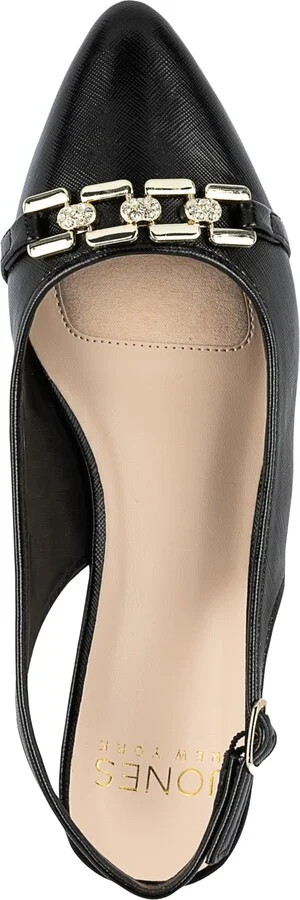 Jones New York Women's Quinay Pave Chain Slingback Flats - Image 8