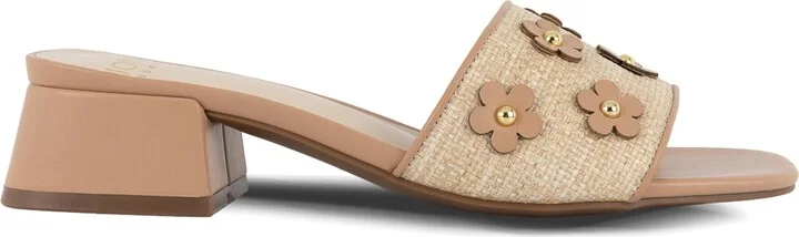 Jones New York Women's Unfloret Flower Block Heel Dress Sandals - Image 2