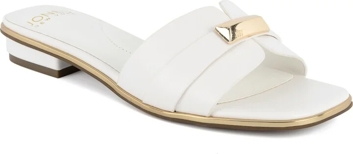 Jones New York Women's Vivell Slide Flat Sandals
