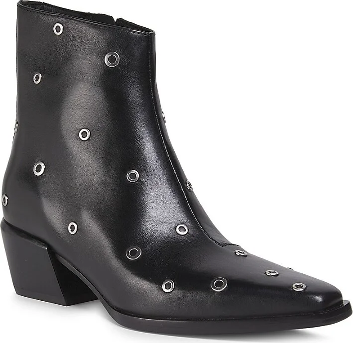 Joni 50MM Grommet Leather Boots - Image 2