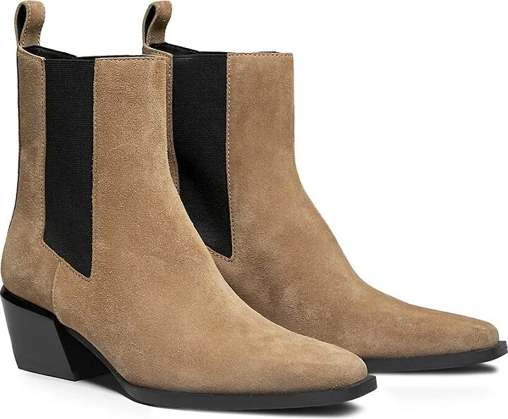 Joni 50MM Suede Chelsea Boots - Image 2