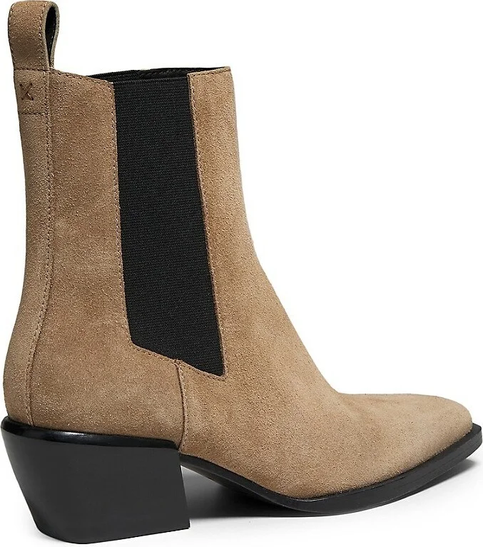 Joni 50MM Suede Chelsea Boots - Image 3