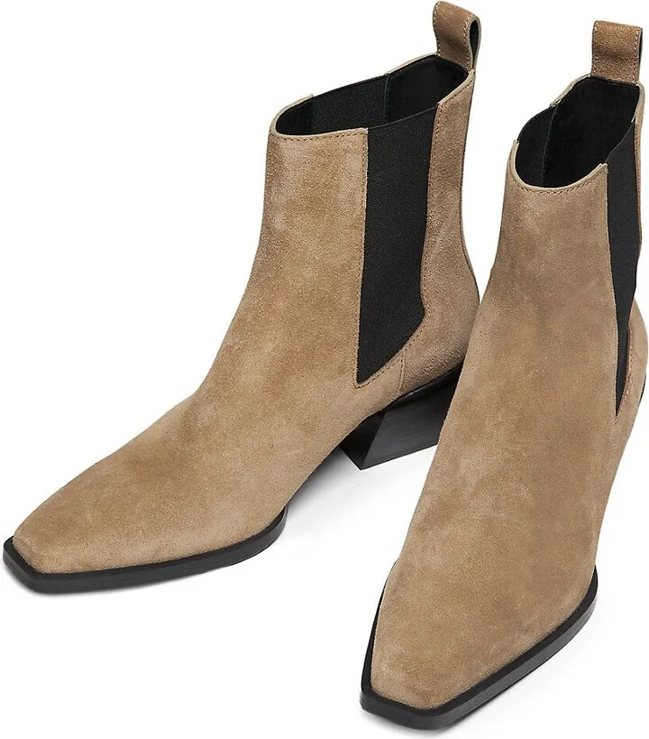 Joni 50MM Suede Chelsea Boots - Image 4
