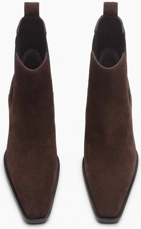 Joni Italian Suede Chelsea Boots - Image 5