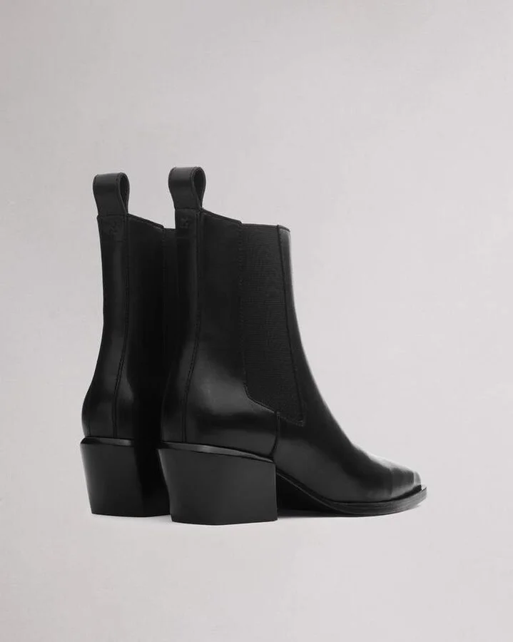 Joni Leather Chelsea Boots - Image 3