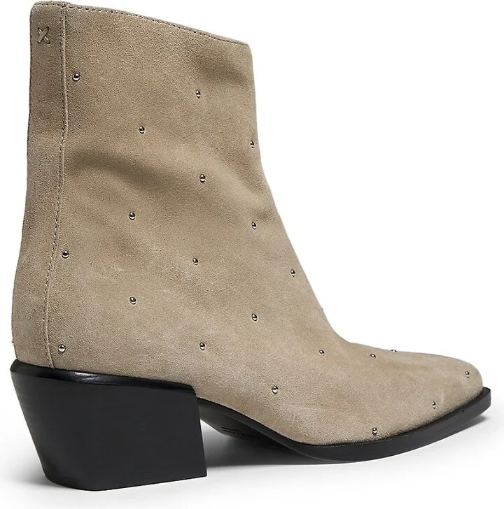 Joni Studded Suede Zip Boots - Image 3