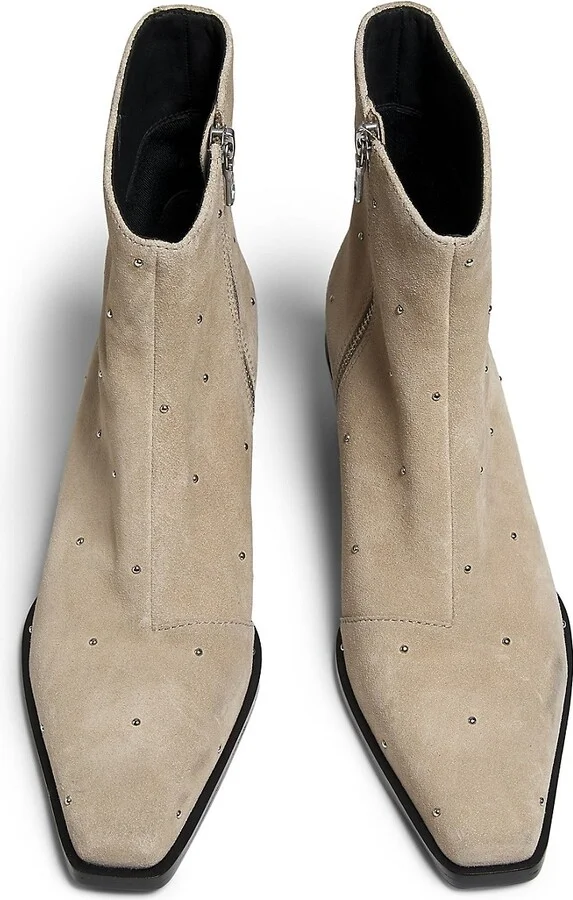 Joni Studded Suede Zip Boots - Image 4
