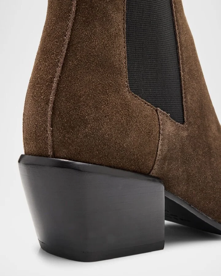 Joni Suede Chelsea Booties - Image 2