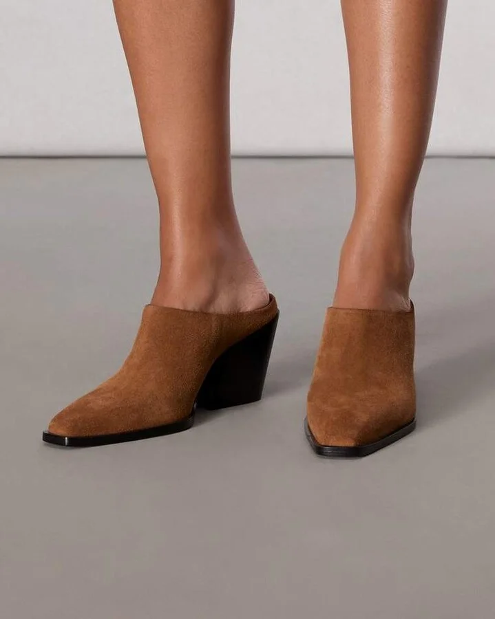 Joni Suede Mule - Image 2