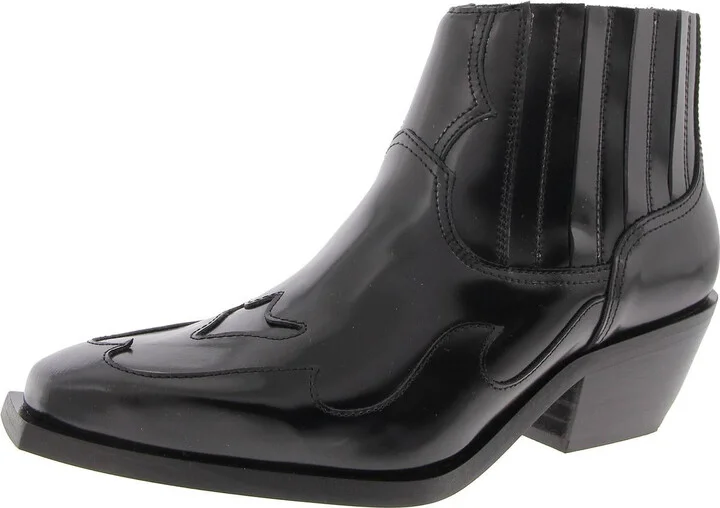 Jonty Boot Womens Stretch Leather Booties