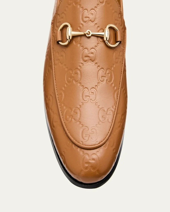 Jordaan GG Leather Bit Loafers - Image 7