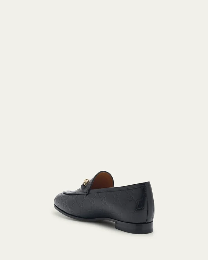 Jordaan GG Leather Bit Loafers - Image 8