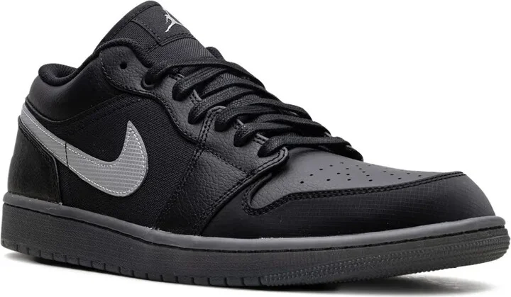 Jordan 1 Low "Black/White/Dark Smoke Grey" sneakers - Image 2