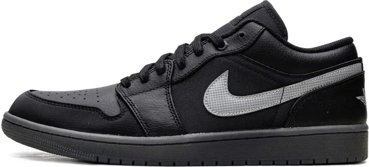 Jordan 1 Low "Black/White/Dark Smoke Grey" sneakers - Image 5