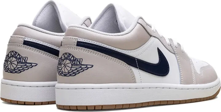 Jordan 1 Low "Midnight Navy/Neutral Grey" sneakers - Image 3