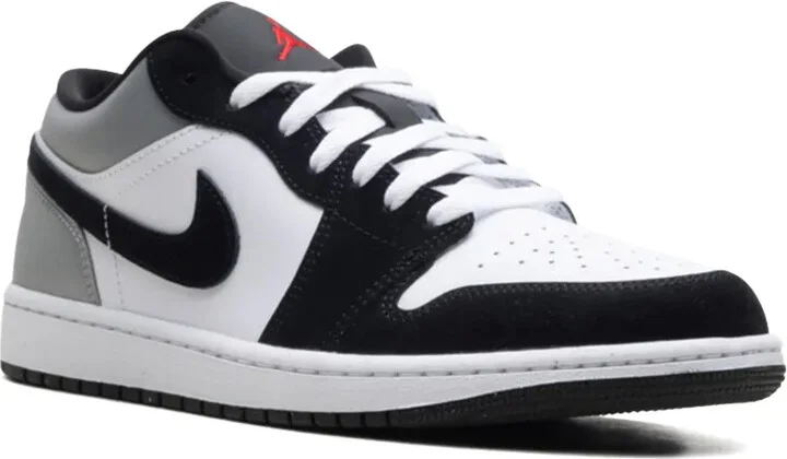 Jordan 1 Low SE "White/Fire Red/Black/Matte Silver" sneakers - Image 2